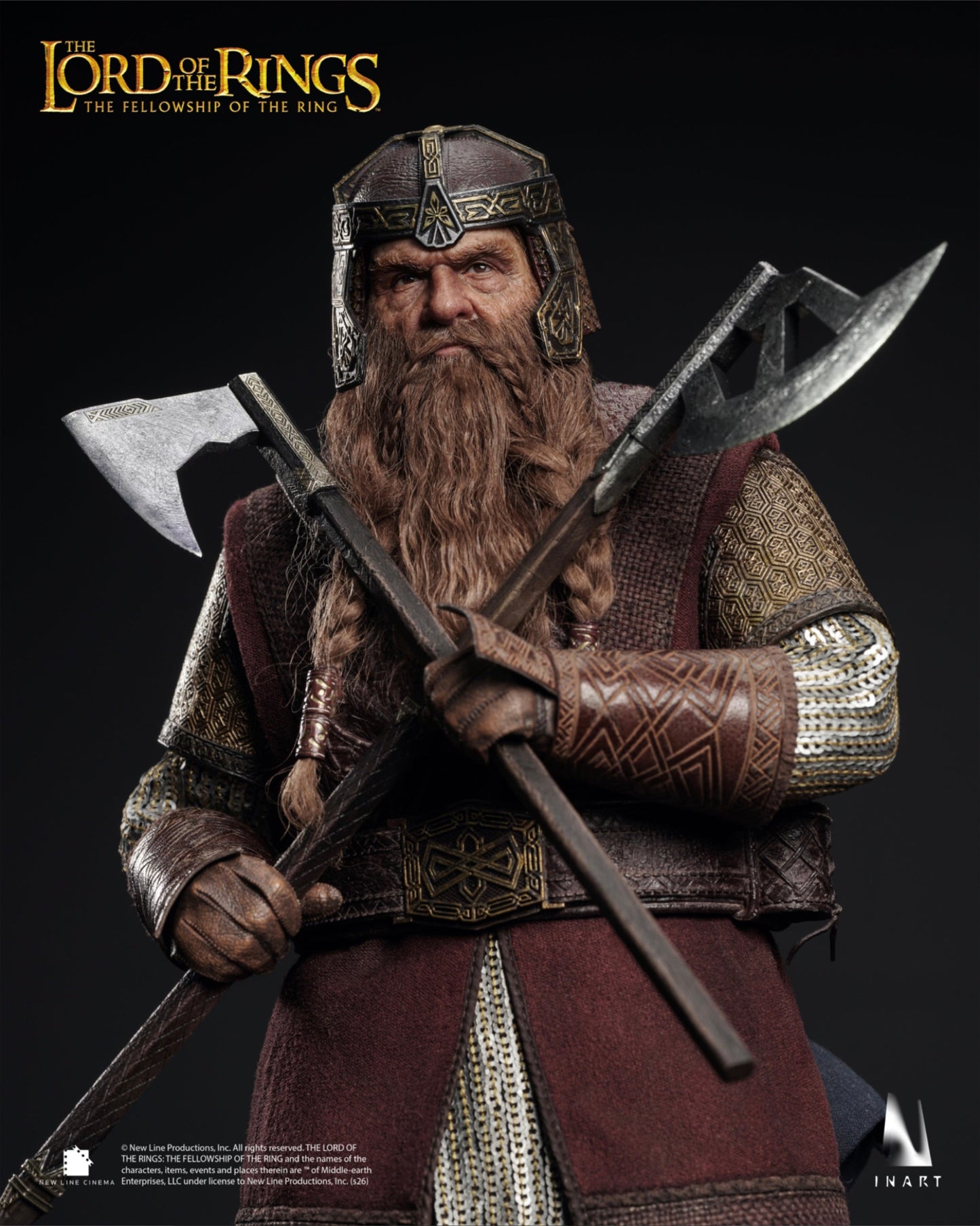 PRE-ORDER INART — The Lord of the Rings：The Fellowship of the Ring — Gimli 1/6 Collectable Figure