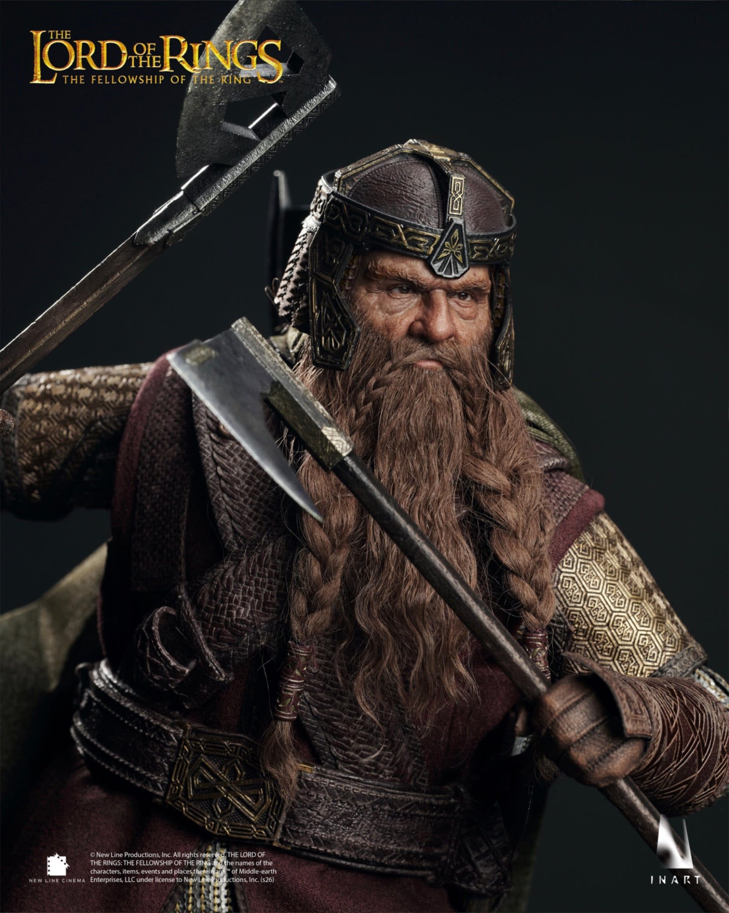 PRE-ORDER INART — The Lord of the Rings：The Fellowship of the Ring — Gimli 1/6 Collectable Figure