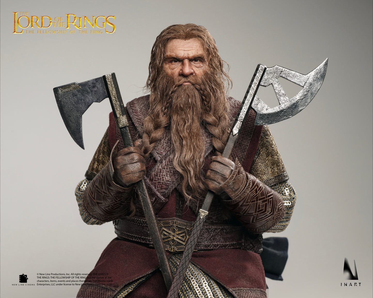PRE-ORDER INART — The Lord of the Rings：The Fellowship of the Ring — Gimli 1/6 Collectable Figure