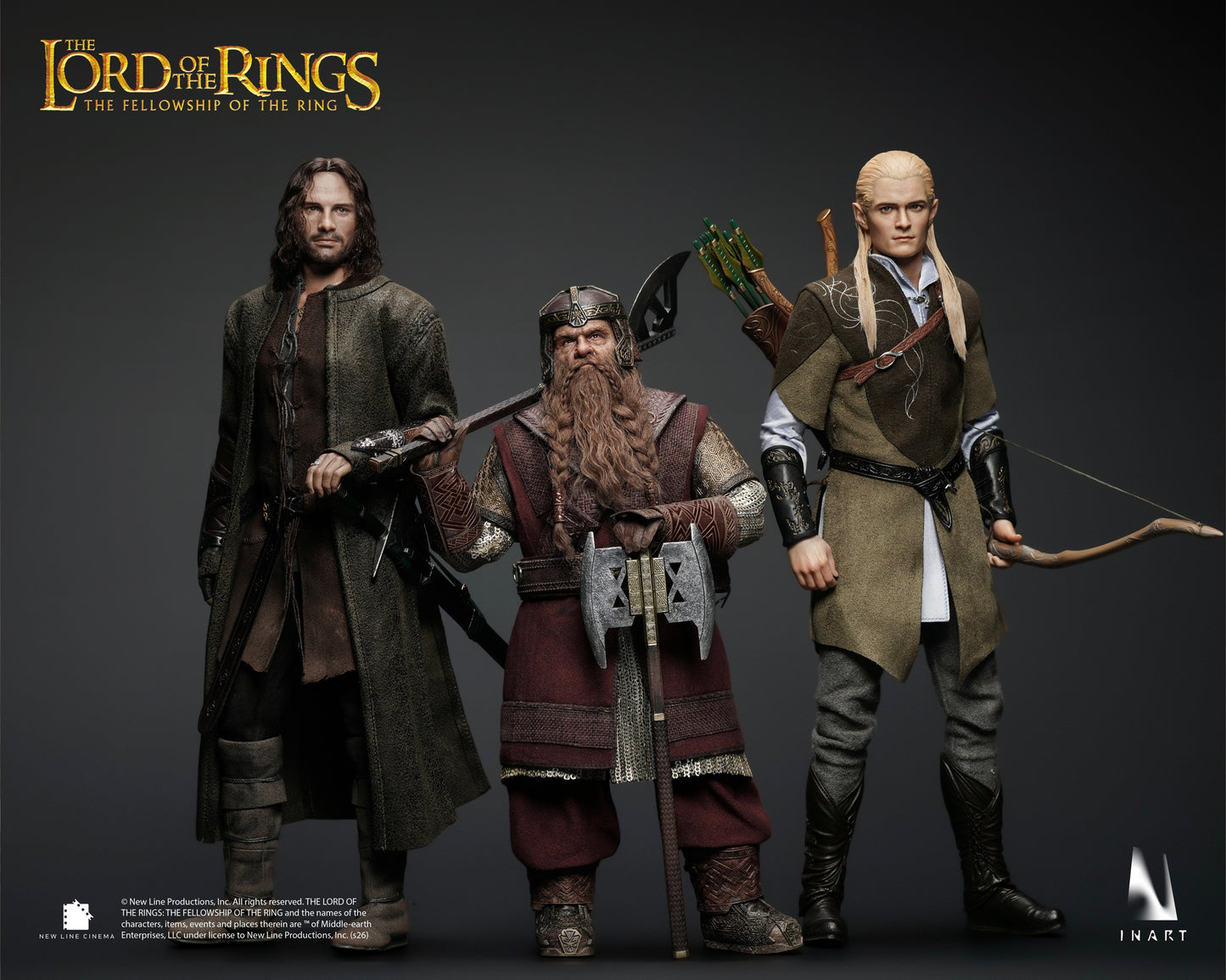 PRE-ORDER INART — The Lord of the Rings：The Fellowship of the Ring — Gimli 1/6 Collectable Figure
