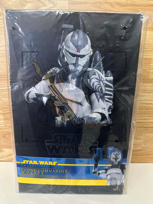 READY TO SHIP 🔥 HOT TOYS TMS141 STAR WARS: THE CLONE WAR CLONE COMMANDER WOLFFE 1/6TH SCALE COLLECTIBLE FIGURE