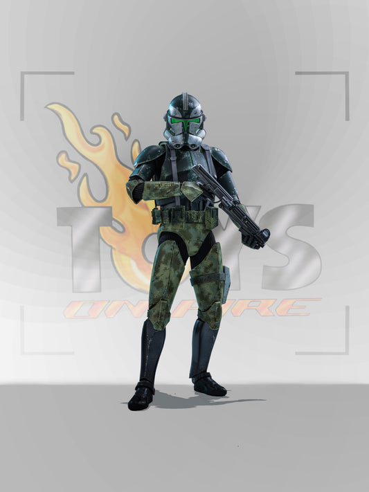 PRE-ORDER HOT TOYS MMS877 STAR WARS: REVENGE OF THE SITH CLONE COMMANDER GREE 1/6TH SCALE COLLECTIBLE FIGURE