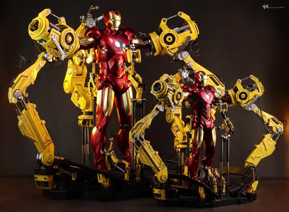 Hot Toys QS021 Ironman 2 Ironman Mark IV with Suit Up Gantry 1/4 Scale Collectible Figure