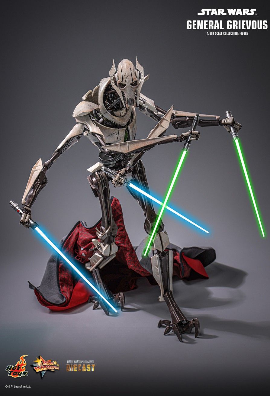 PRE ORDER HOT TOYS MMS760D67 STAR WARS EPISODE III: REVENGE OF THE SITH GENERAL GRIEVOUS 1/6TH SCALE COLLECTIBLE FIGURE