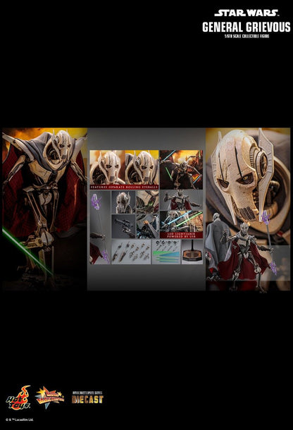 PRE ORDER HOT TOYS MMS760D67 STAR WARS EPISODE III: REVENGE OF THE SITH GENERAL GRIEVOUS 1/6TH SCALE COLLECTIBLE FIGURE