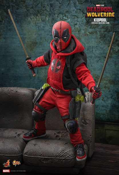 PRE-ORDER 2ND BATCH: HOT TOYS MMS763 DEADPOOL & WOLVERINE KIDPOOL 1/6TH SCALE COLLECTIBLE FIGURE