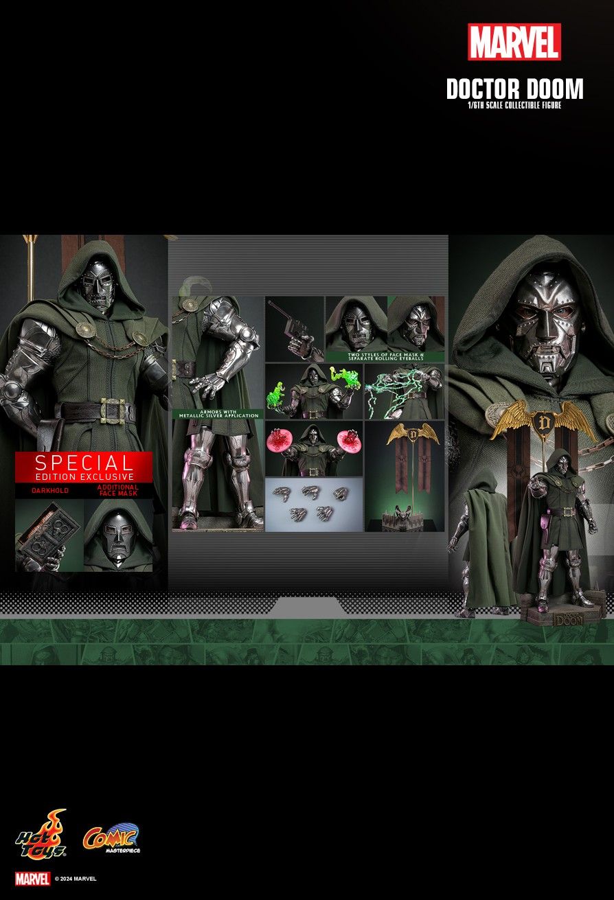 PRE-ORDER! HOT TOYS CMS022B MARVEL COMICS DOCTOR DOOM 1/6TH SCALE COLLECTIBLE FIGURE