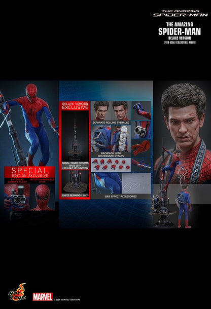 PRE-ORDER! HOT TOYS MMS772B THE AMAZING SPIDER-MAN THE AMAZING SPIDER-MAN (DELUXE VERSION and SPECIAL EDITION )1/6TH SCALE COLLECTIBLE FIGURE