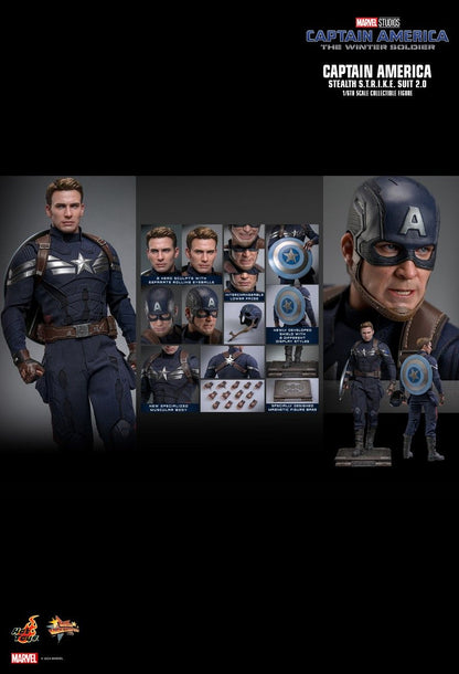 PRE-ORDER 1ST BATCH MMS783 CAPTAIN AMERICA: THE WINTER SOLDIER CAPTAIN AMERICA (STEALTH S.T.R.I.K.E. SUIT) 2.0 1/6TH SCALE COLLECTIBLE FIGURE