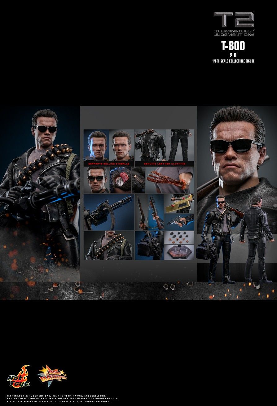 PRE-ORDER HOT TOYS MMS795 TERMINATOR 2: JUDGMENT DAY T-800 (2.0) 1/6TH SCALE COLLECTIBLE FIGURE