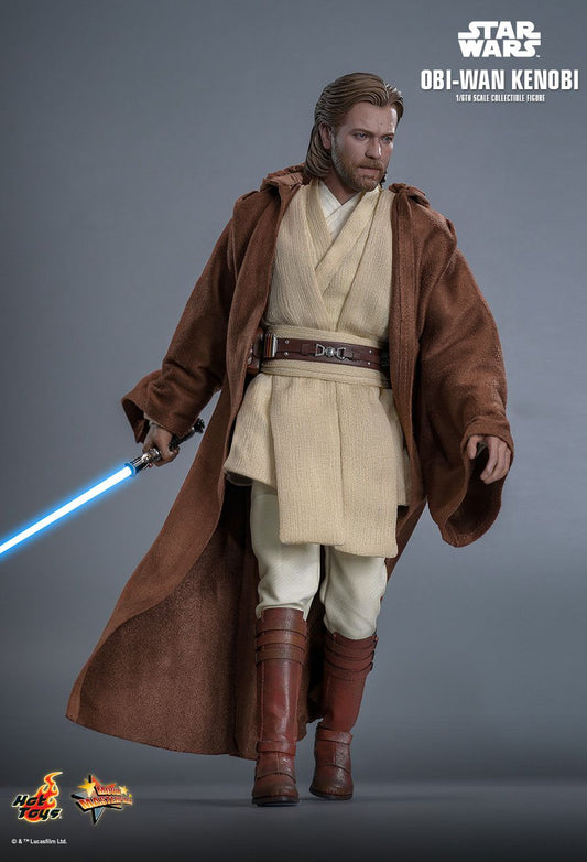 PRE-ORDER HOT TOYS MMS808 STAR WARS: ATTACK OF THE CLONES OBI-WAN KENOBI 1/6TH SCALE COLLECTIBLE FIGURE