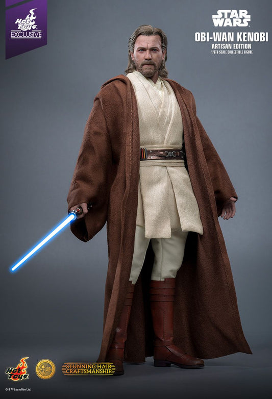 PRE-ORDER HOT TOYS MMS809AE STAR WARS: ATTACK OF THE CLONES OBI-WAN KENOBI (ARTISAN EDITION) [HOT TOYS EXCLUSIVE] 1/6TH SCALE COLLECTIBLE FIGURE