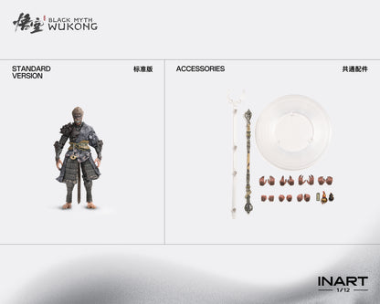 PRE-ORDER INART Black Myth: Wukong 1/12 Scale Action Figure - The Destined One in the Bronze Armor Set