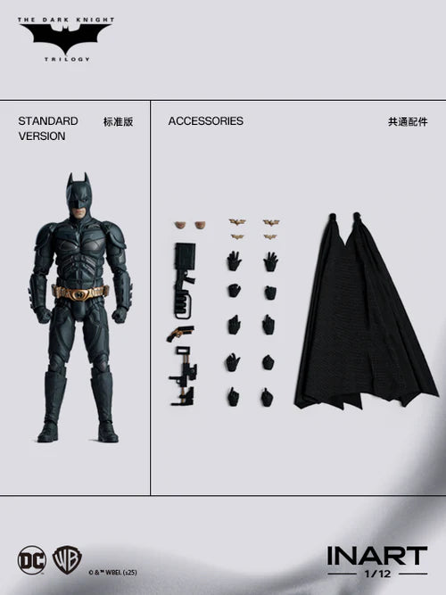 PRE-ORDER INART The Dark Knight Rises: Batman 1/12 Scale Figure