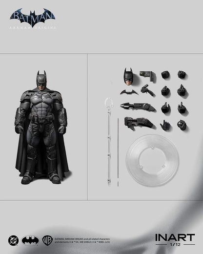 READY 🔥 INART – Batman (Batman: Arkham Origins) 1/12 Action Figure
