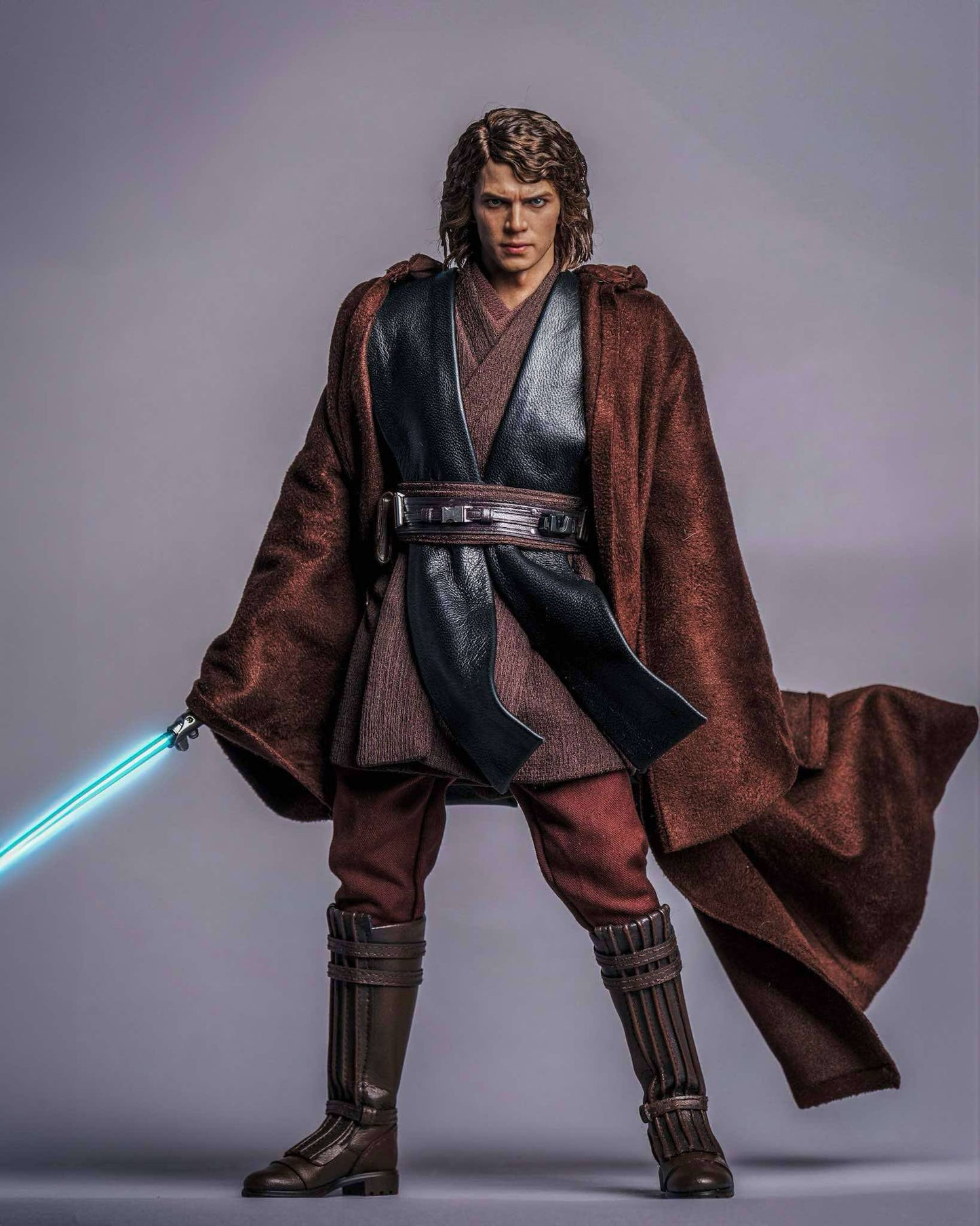 GENUINE LEATHER TUNIC (Wired) for Dx34AE and Dx47AE Anakin Skywalker (Artisan Version)