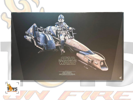 Hot Toys TMS077 The Clone Wars-Heavy Weapons Clone Trooper BARC Speeder Set